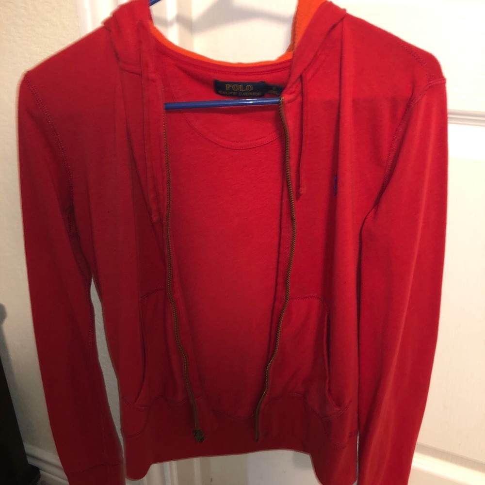 Red Ralph Lauren zip up